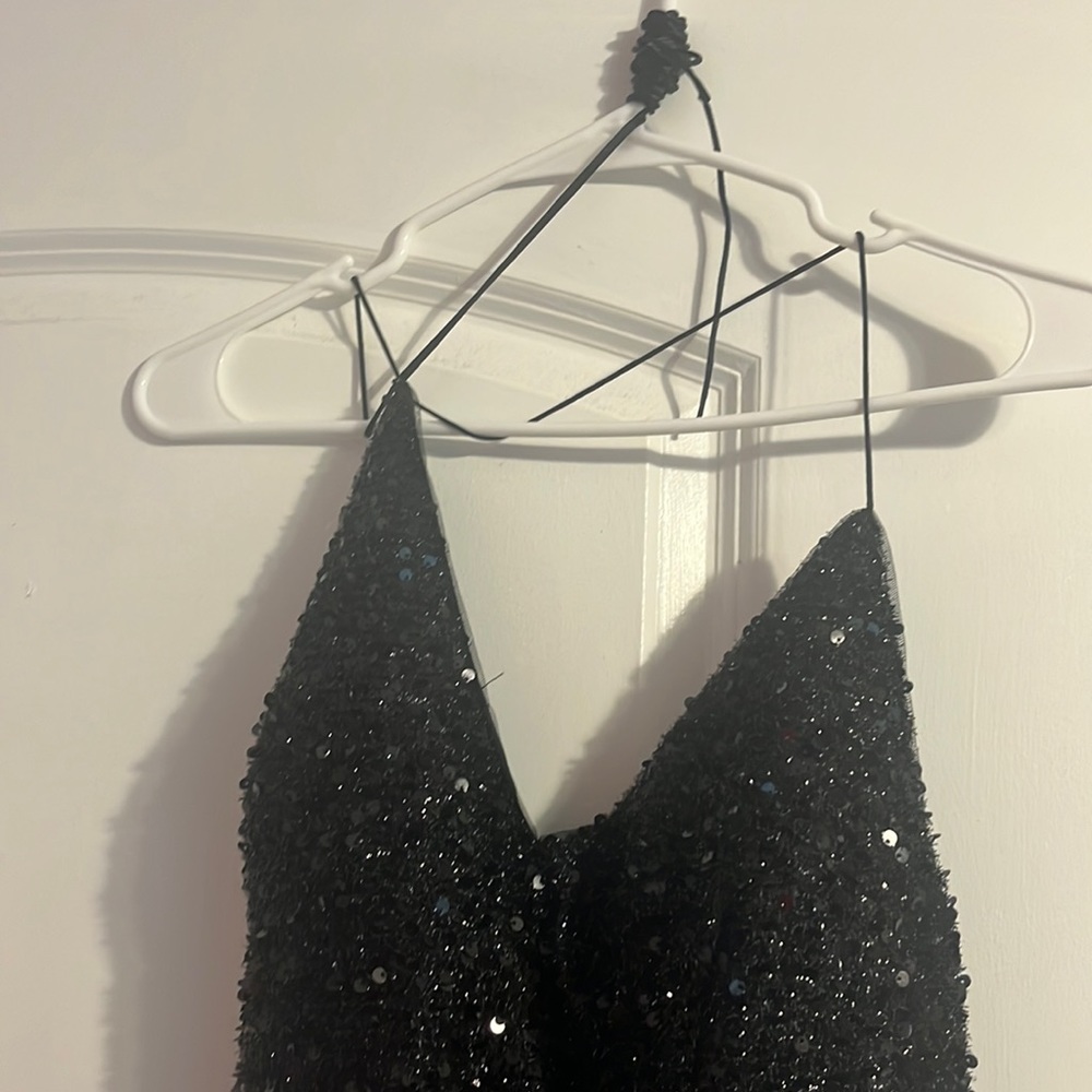 Black sparkle dress